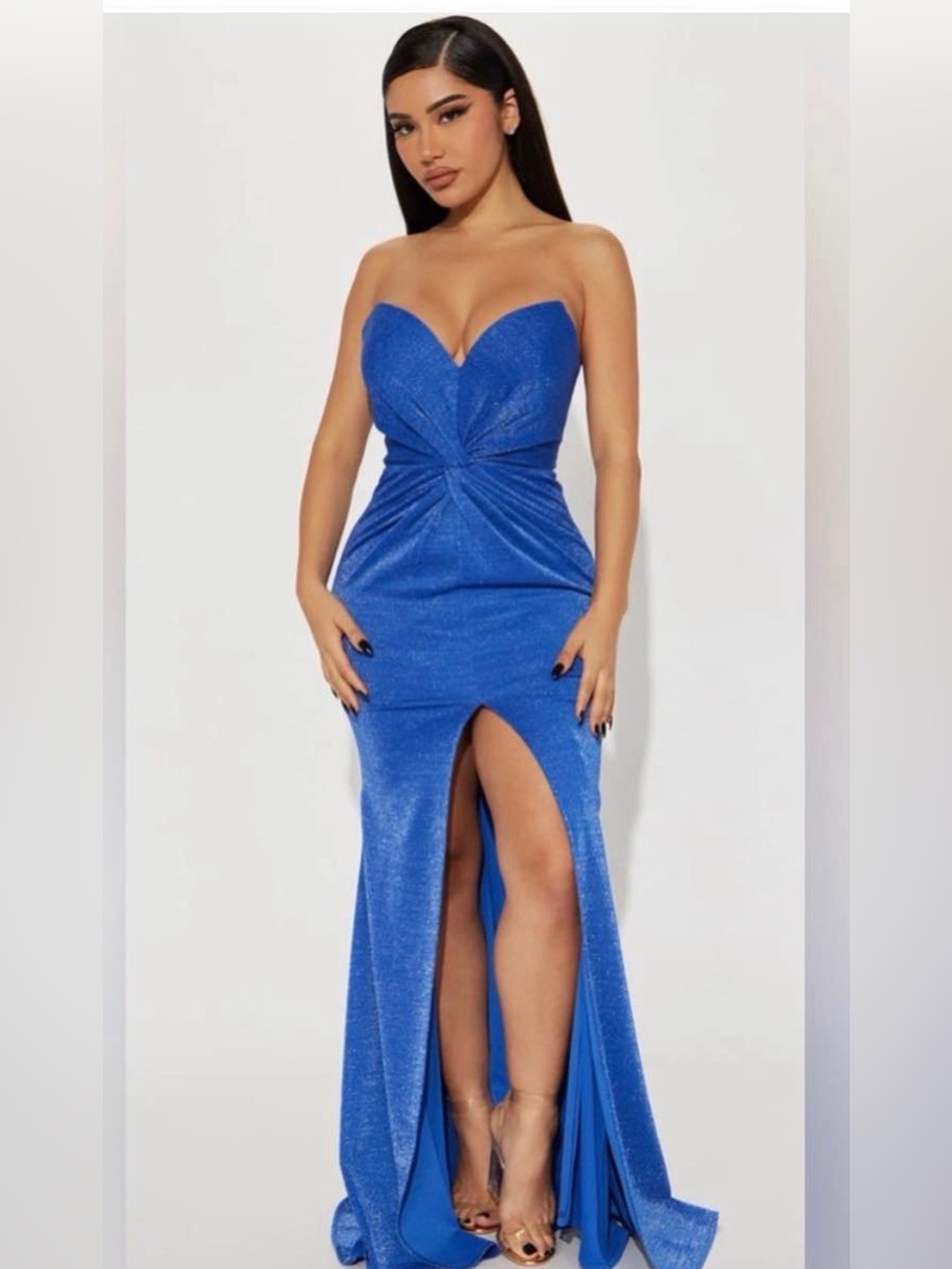 NEW fashion Nova Alison Maxi Dress - Royal XS